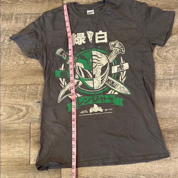 Gildan Green Power Ranger Vintage inspired Short Sleeve Tee - Picture 5 of 7